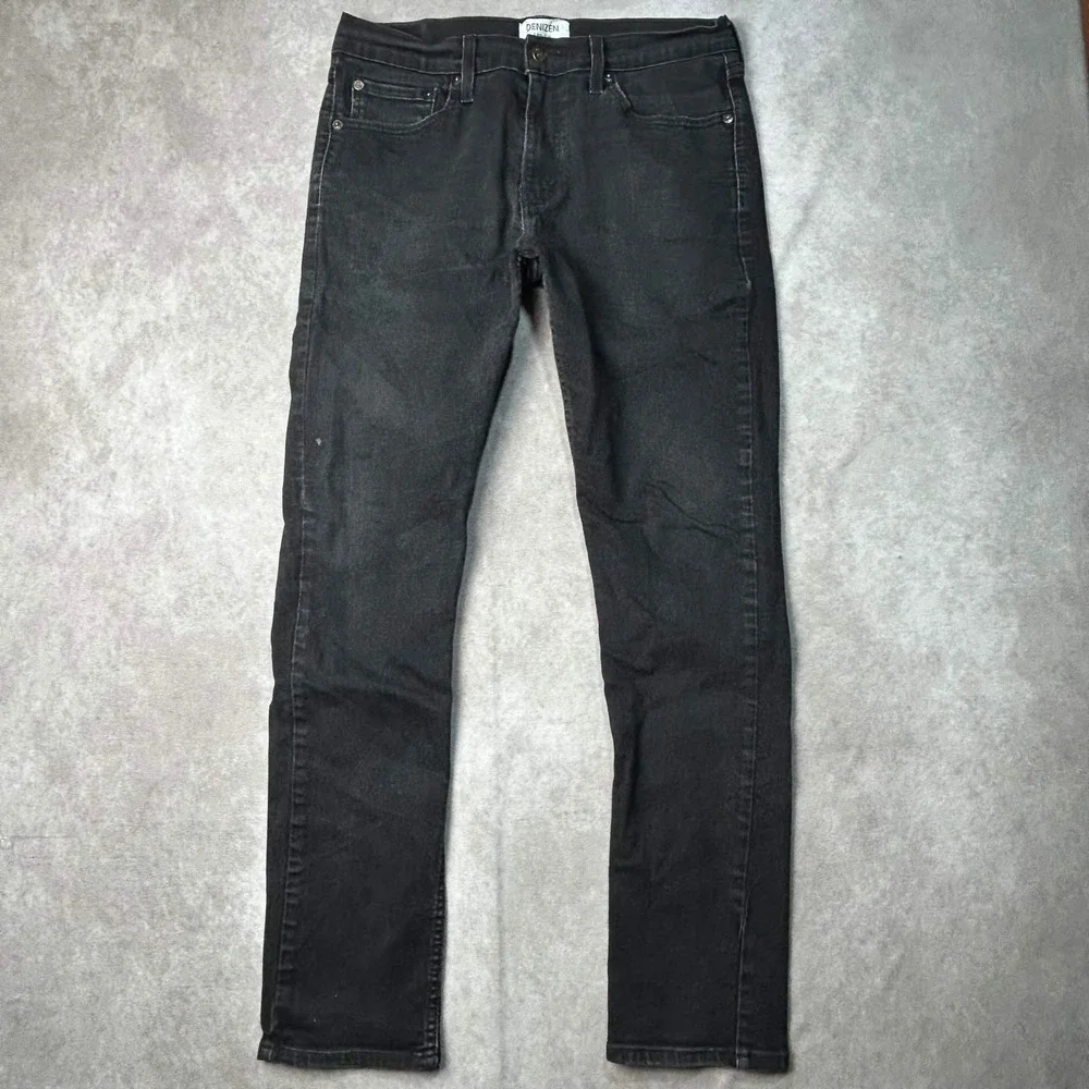 Denizen from Levis 216 Slim Fit Jeans Mens 32x32 Black Washed Denim Pants